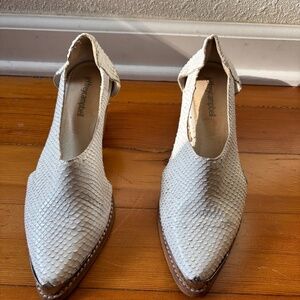 Jeffrey Campbell Snakeskin Hewitt Ankle Booties
